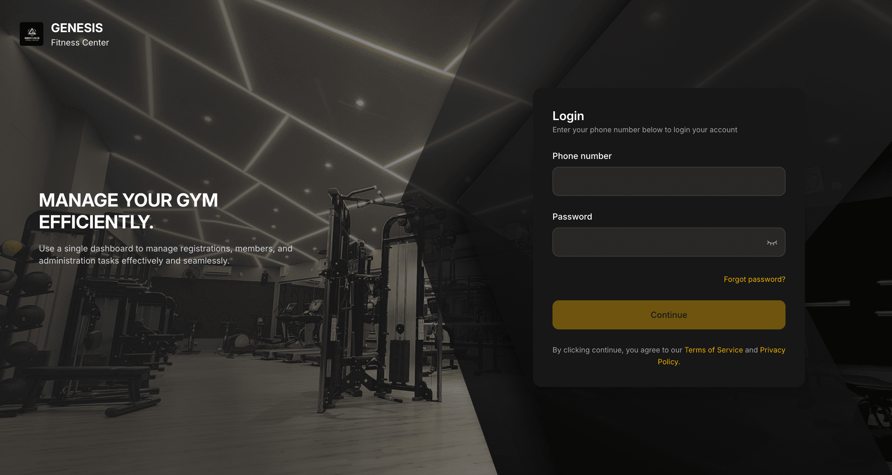 Gym Membership Management System